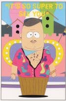 Big Gay Al It's So Super To See You LGBT South Park TV Show Postcard