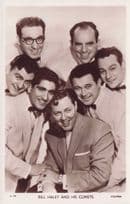 Bill Haley & His Comets RARE Picturegoer Unavailable RPC Postcard