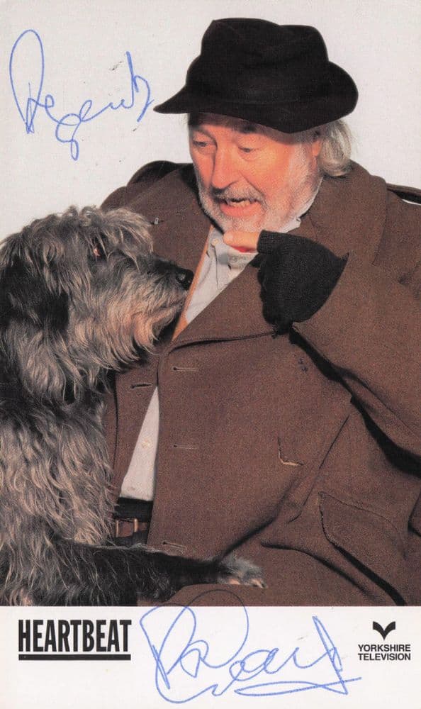 Bill Maynard as Claude Greengrass Heartbeat Hand Signed Cast Card Photo