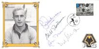 Bill Shorthouse Wolverhampton Football FC MULTI Billy Wright Hand Signed FDC