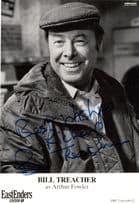Bill Treacher Arthur Fowler Eastenders Vintage Hand Signed Cast Card