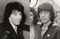 Bill Wyman Of Rolling Stones 1981 & 1988 Umbrella 2x Press Photo s
