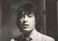 Bill Wyman of Rolling Stones Looking Worried 1981 London Press Photo