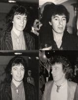 Bill Wyman Rolling Stones 1983 to 1986 Set 4x Rare Press Photo s