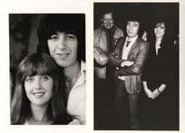 Bill Wyman Rolling Stones Swedish Married Astrid 2x Rare Press Photo s