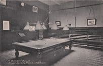Billiard Games Room Sailors Military Home Chatham Kent Old Postcard
