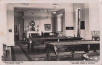 Billiard Room Birmingham Hospital Saturday Fund Tyn-Y-Coed Old Postcard