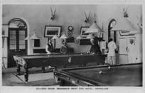 Billiard Room Bronson's West End Hotel Bombay India Old RPC Postcard