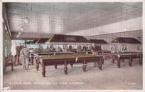 Billiard Room Butlins Holiday Camp Skegness Lincs Valentines Postcard