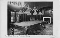 Billiard Room Fernwood Grange Sutton Coldfield Birmingham Old Postcard
