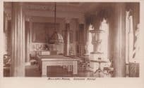 Billiard Room in Osborne House Isle Of Wight RPC Old Postcard