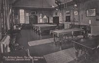 Billiard Room Lloyd Memorial Caxton Seaside Home Kent Old Postcard