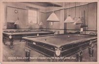 Billiard Room LLoyd Memorial Caxton Seaside Home Snooker Vintage Postcard