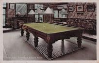 Billiard Room Rock Hotel Tettenhall Wolverhampton Old Postcard