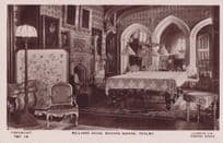 Billiard Room Saxons Manor Tealby Lincolnshire Old RPC Postcard