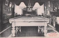 Billiard Room Windsor Boarding House Dunoon Old Scottish Postcard