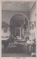 Billiard Snooker Table at Beaufort Castle Scotland Antique Postcard