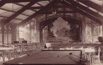 Billiard Table at Tunbridge Wells Theatre Kent Old RPC Postcard