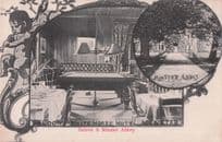 Billiard Table Saloon White Horse Hotel Minster Kent Old Postcard