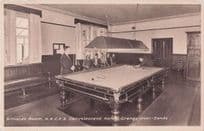 Billiard Team Players NECFS Convalescent Home Grange Over Sands Postcard