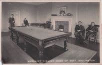Billiards Pool Room at Dallington Hospital Home Of Rest Northumberland Postcard