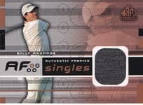 Billy Andrade Authentic Fabrics Singles Golf 2003 Upper Deck Worn Shirt Card