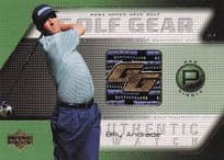 Billy Andrade Golf Gear Player Shirt Swatch Upper Deck Card