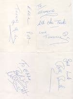 Billy Butler Wally Scott Hold Your Plums Gang 5x BBC Radio Autograph s