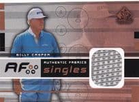 Billy Casper Authentic Fabrics Singles Golf 2003 Upper Deck Worn Shirt Card