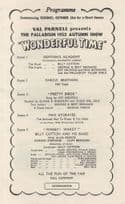 Billy Cotton Max Bygraves London Palladium 1952 Theatre Programme