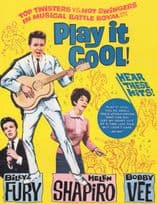 Billy Fury Helen Shapiro Bobby Vee Play It Cool Film Postcard