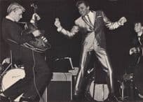 Billy Fury Rock & Roll Vintage Photo Live In Concert Postcard