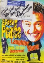 Billy Pearce of New Faces Skegness Lincolnshire 2x Hand Signed Theatre Flyer s