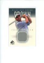 Billy Ray Brown 2001 Tour Swatch Worn Shirt Golf Rare Limited Edition Card