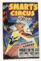 Billy Smarts Circus Launch Of Circorama Newcastle Poster Postcard
