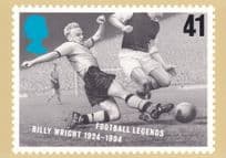 Billy Wright Limited Edition Wolverhampton Wanderers Postcard