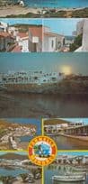 Binibeca Vell Spanish Fishing Village Fisherman Menorca 3x 1980s Postcard s