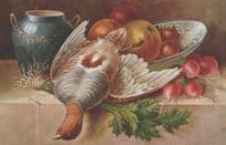 Bird Slaughtered Blood Sports Antique Postcard