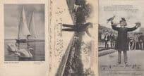 Birds Eating Mans Nose The Bird Charmer 1904 3x Old French Postcard s