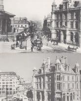 Birmingham 2x Royal Mail Post Office Postcard s Victorian 1895 View + 100 Years