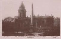 Birmingham Colonel Burnabys Monument Real Photo Old Postcard