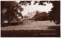 Birthwaite Hall Darton Stateley Home Real Photo Postcard