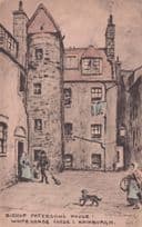 Bishop Paterson's House White Horse Close Edinburgh Castle Phillimore Postcard
