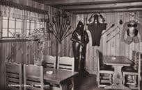 Black Knight Costume Sverige Gamla Odinsborg Riddarsalen Upsala RPC Postcard