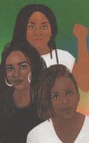 Black Lives Matter Birth Of Political Movement Painting Postcard