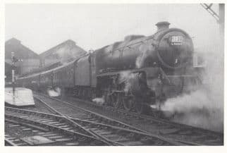 Blackburn Station in 1968 44949 Stephenson Train Lancashire Railway Postcard