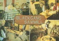 Blackgang Sawmill Carpenter Grannny Bedroom Isle Of Wight Postcard