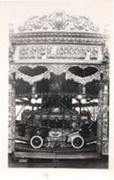 Blackheaton Yorkshire 1910 Fair Asplands Carousel PB Postcard Photo
