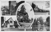 Blagdon Turnpyke House Pub Churchill Somerset Real Photo Postcard