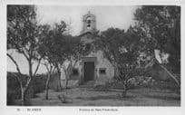 Blanes Spain Ermila De San Francisco Spanish Church Rare Real Photo Postcard